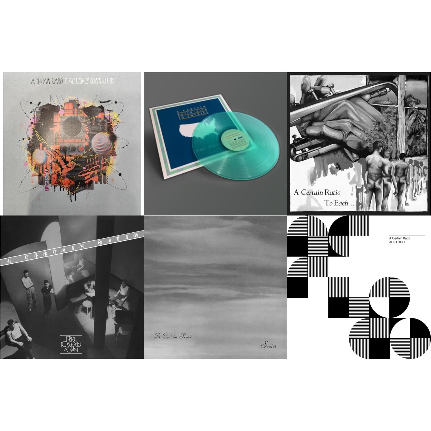 It All Comes Down To This & Live In America & To Each... (Limited Edition White LP Vinyl) & I'd Like To See You Again (Limited Edition White LP Vinyl) & Sextet (Limited Edition White LP Vinyl) & Acr Loco (Limited Edition Color LP Vinyl)