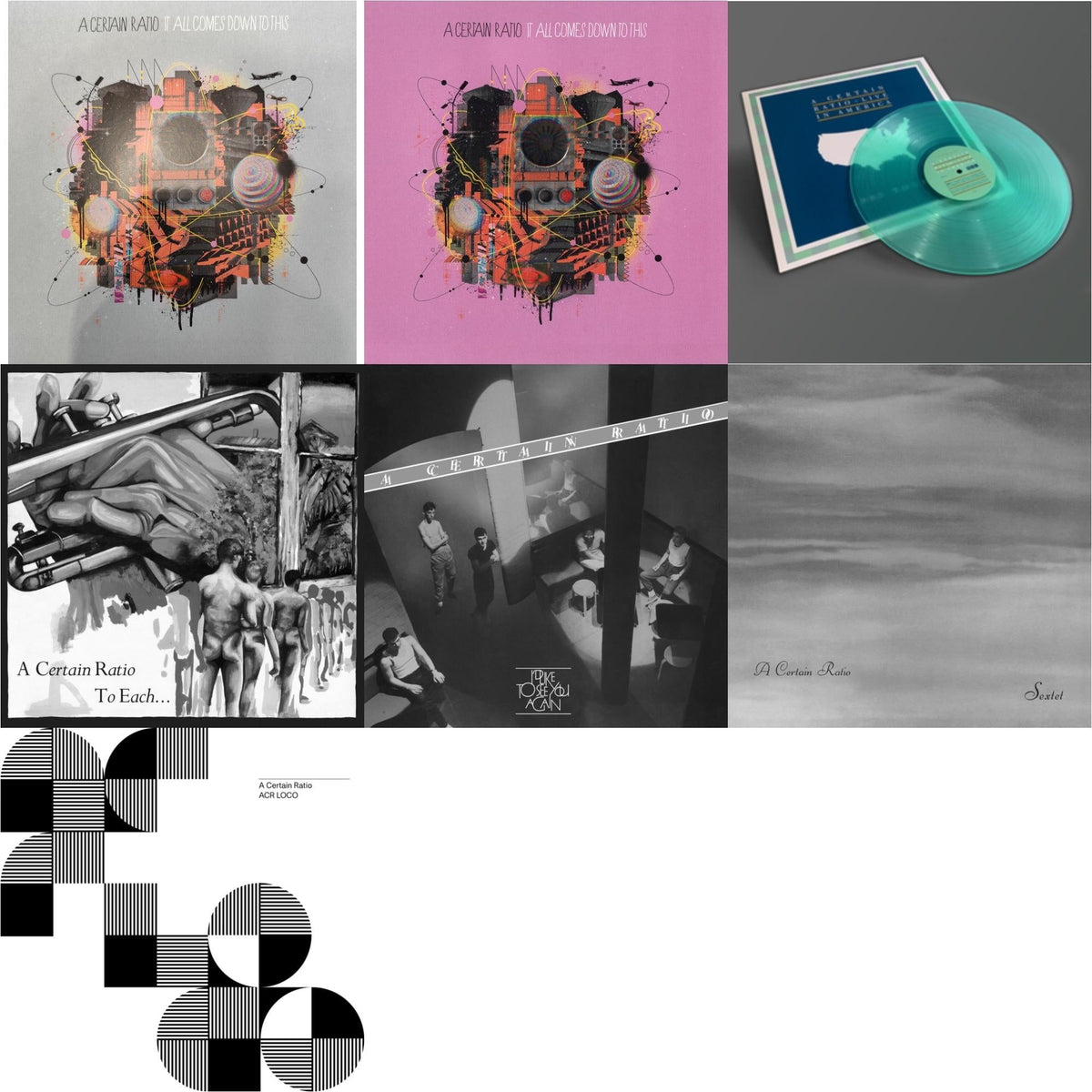It All Comes Down To This & It All Comes Down To This (Limited/Neon Pink LP Vinyl) & Live In America & To Each... (Limited Edition White LP Vinyl) & I'd Like To See You Again (Limited Edition White LP Vinyl) & Sextet (Limited Edition White LP Vinyl)