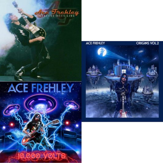 Greatest Hits Live & 10,000 Volts (Edge Only Splatter/Metal Gym Locker/Red Splatter LP Vinyl) & Origins: Vol. 2 (I)