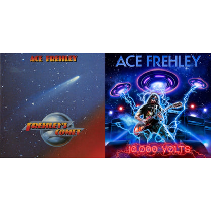 This is a 2 LP Vinyl SKU bundle.
1.This LP Vinyl is brand new.Format: LP VinylMusic Style: Classic RockThis item's title is: 10,000 Volts (Orange Tabby LP Vinyl)Artist: Ace FrehleyLabel: MNRK HeavyBarcode: 634164402990Release Date: 2/23/2024
2.This LP Vinyl is brand new.