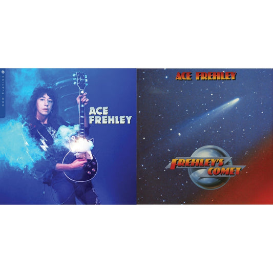 Now Playing (Blue LP Vinyl) & Frehley's Comet (Red & Blue Hand Poured Effect LP Vinyl)