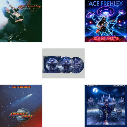 This is a 5 LP Vinyl SKU bundle.
1.This LP Vinyl is brand new.Format: LP VinylThis item's title is: Greatest Hits LiveArtist: Ace FrehleyBarcode: 020286236450Release Date: 2/4/2022
2.This LP Vinyl is brand new.