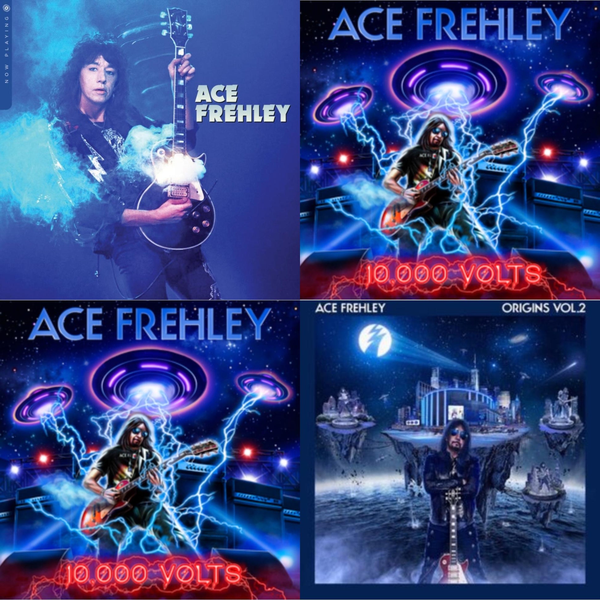 This is a 4 LP Vinyl SKU bundle.
1.This LP Vinyl is brand new.Format: LP VinylThis item's title is: Now Playing (Blue LP Vinyl)Artist: Ace FrehleyLabel: Rhino Records (2)Barcode: 603497818747Release Date: 3/7/2025
2.This LP Vinyl is brand new.