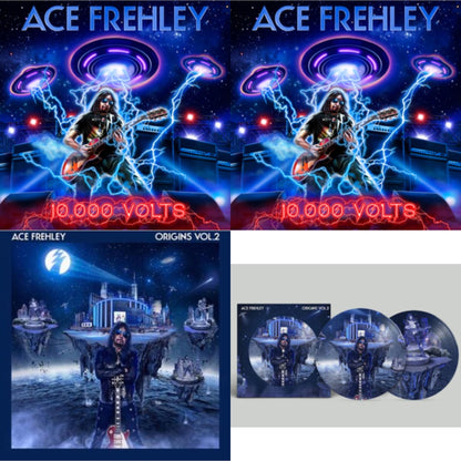 This is a 4 LP Vinyl SKU bundle.
1.This LP Vinyl is brand new.Format: LP VinylMusic Style: Hard RockThis item's title is: 10,000 Volts (Edge Only Splatter/Metal Gym Locker/Red Splatter LP Vinyl)Artist: Ace FrehleyLabel: MNRK HeavyBarcode: 634164402976Release Date: 2/23/2024
2.