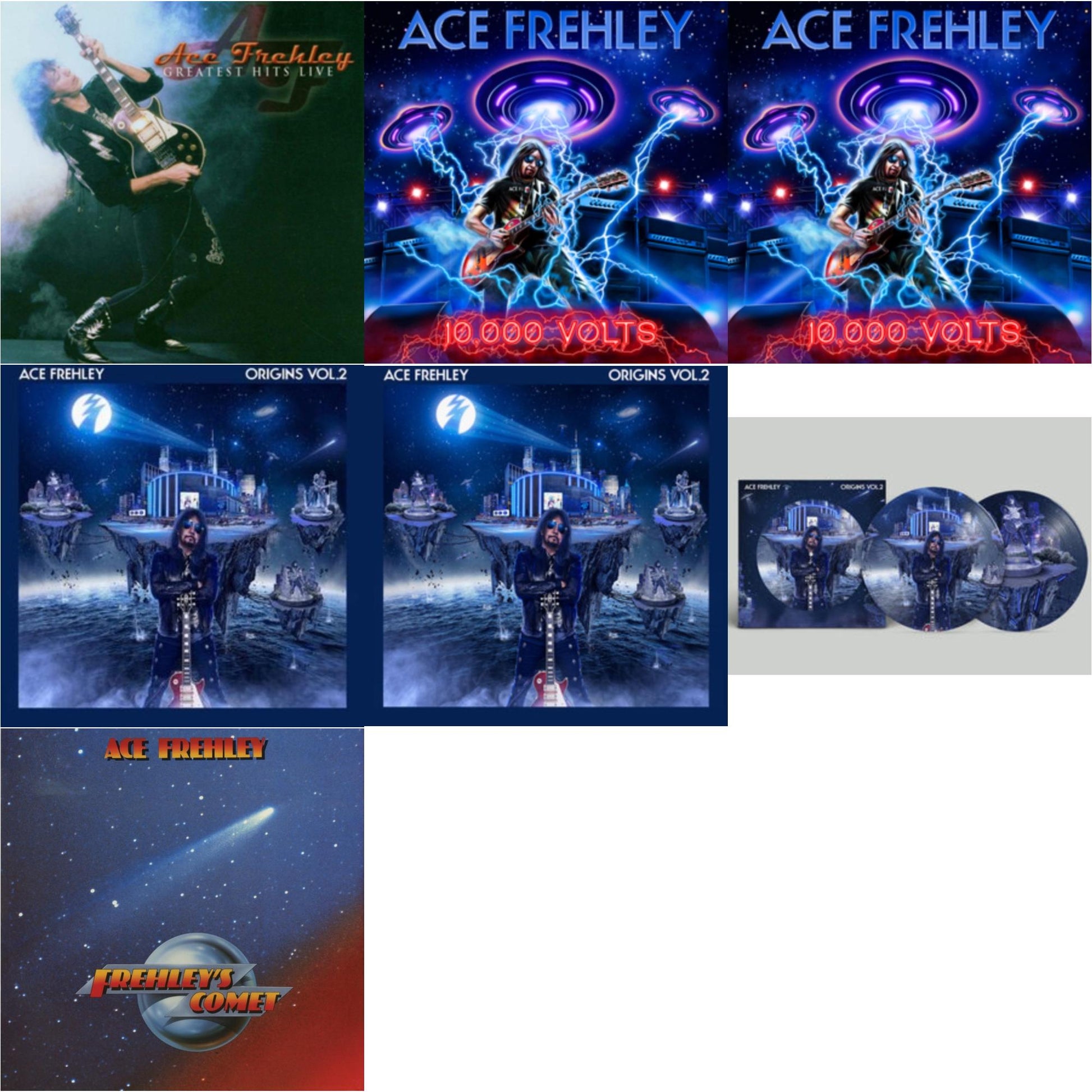 This is a 7 LP Vinyl SKU bundle.
1.This LP Vinyl is brand new.Format: LP VinylThis item's title is: Greatest Hits LiveArtist: Ace FrehleyBarcode: 020286236450Release Date: 2/4/2022
2.This LP Vinyl is brand new.