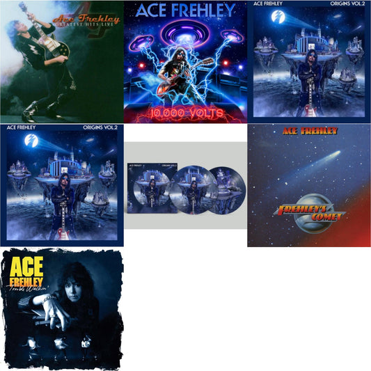This is a 7 LP Vinyl SKU bundle.
1.This LP Vinyl is brand new.Format: LP VinylThis item's title is: Greatest Hits LiveArtist: Ace FrehleyLabel: MEGAFORCEBarcode: 020286236450Release Date: 2/4/2022
2.This LP Vinyl is brand new.