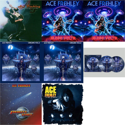 This is a 8 LP Vinyl SKU bundle.
1.This LP Vinyl is brand new.Format: LP VinylThis item's title is: Greatest Hits LiveArtist: Ace FrehleyLabel: MEGAFORCEBarcode: 020286236450Release Date: 2/4/2022
2.This LP Vinyl is brand new.