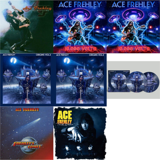 This is a 8 LP Vinyl SKU bundle.
1.This LP Vinyl is brand new.Format: LP VinylThis item's title is: Greatest Hits LiveArtist: Ace FrehleyLabel: MEGAFORCEBarcode: 020286236450Release Date: 2/4/2022
2.This LP Vinyl is brand new.