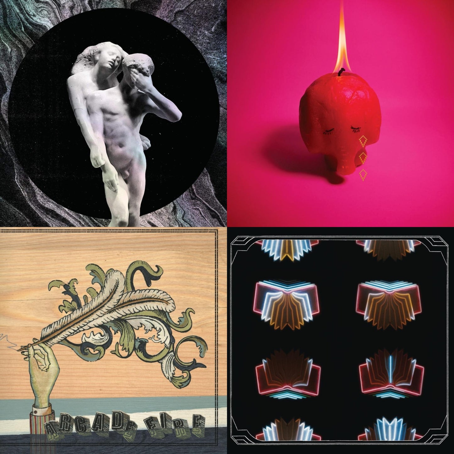 Reflektor (2LP/180G) & Pink Elephant    & Funeral (150G/Gatefold) & Neon Bible (2LP/150G/Gatefold)