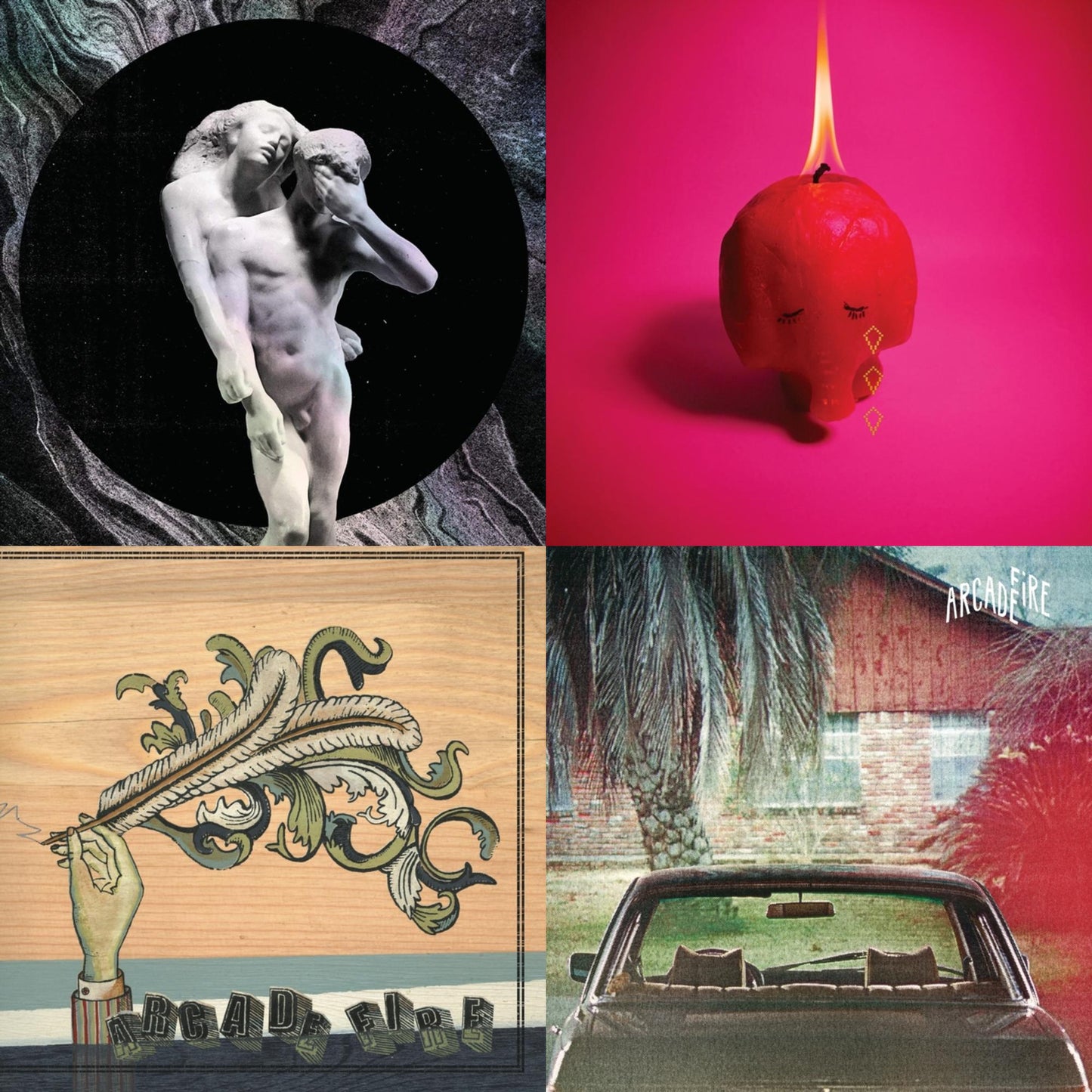 Reflektor (2LP/180G) & Pink Elephant    & Funeral (150G/Gatefold) & Suburbs (2LP/150G/Gatefold)