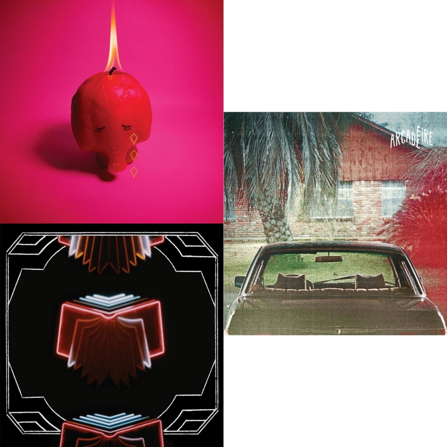 Pink Elephant & Neon Bible & Suburbs