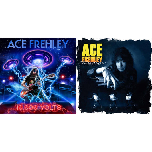 This is a 2 LP Vinyl SKU bundle.
1.This LP Vinyl is brand new.Format: LP VinylMusic Style: Classic RockThis item's title is: 10,000 Volts (Orange Tabby LP Vinyl)Artist: Ace FrehleyLabel: MNRK HeavyBarcode: 634164402990Release Date: 2/23/2024
2.This LP Vinyl is brand new.