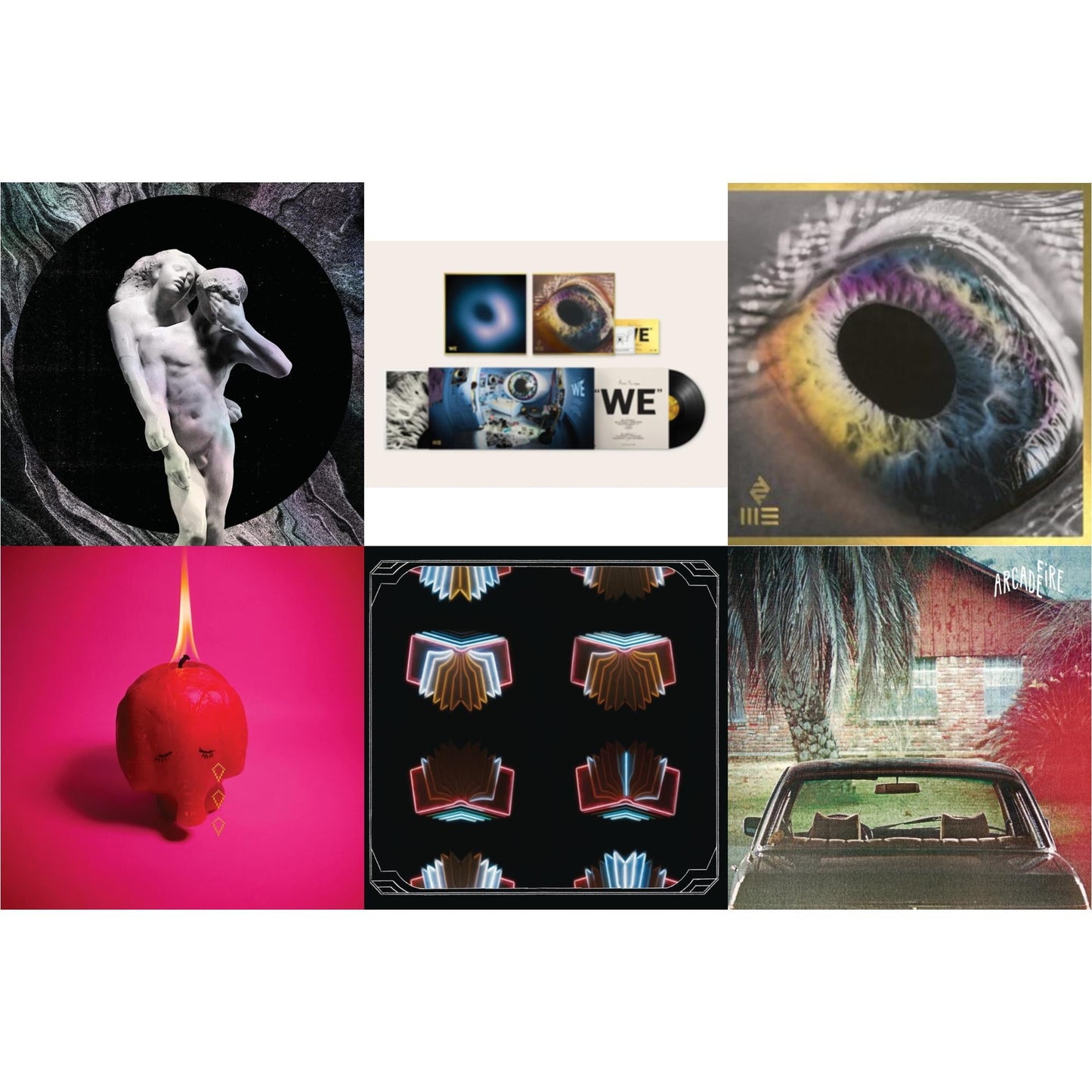 Reflektor (2LP/180G) & We (180G) & We (180G/White LP Vinyl) (I) & Pink Elephant    & Neon Bible (2LP/150G/Gatefold) & Suburbs (2LP/150G/Gatefold)