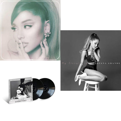 Positions (Coke Bottle Clear LP Vinyl) & Dangerous Woman (2LP) & My Everything