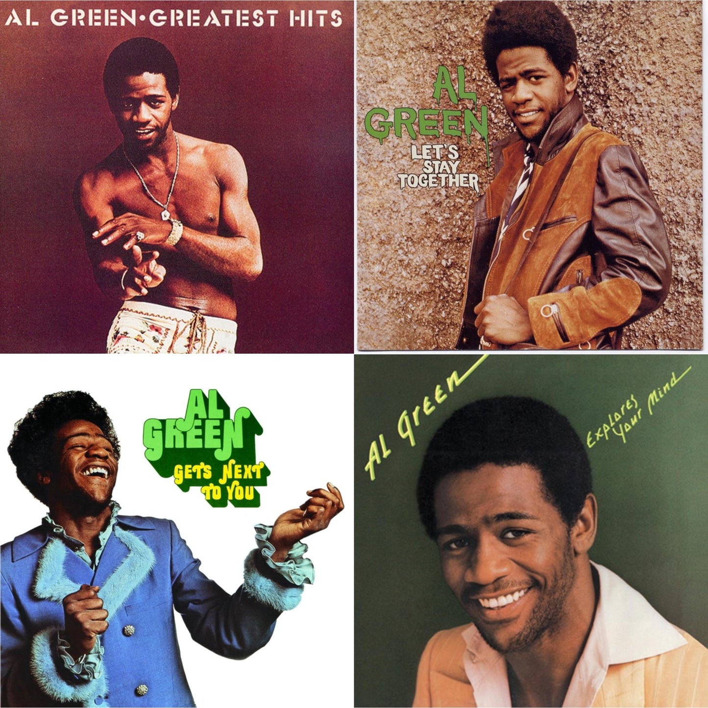 Greatest Hits & Let's Stay Together & Gets Next To You & Al Green Explores Your Mind