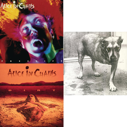 Facelift (2LP) & Dirt (2LP) & Alice In Chains (2LP/Yellow Neon Vinyl)
