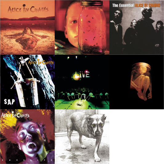 Dirt & Jar Of Flies & Essential Alice In Chains & Sap & Live & Nothing Safe: Best Of The Box & Facelift & Alice In Chains