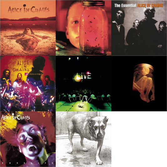 Dirt & Jar Of Flies & Essential Alice In Chains & Unplugged & Live & Nothing Safe: Best Of The Box & Facelift & Alice In Chains