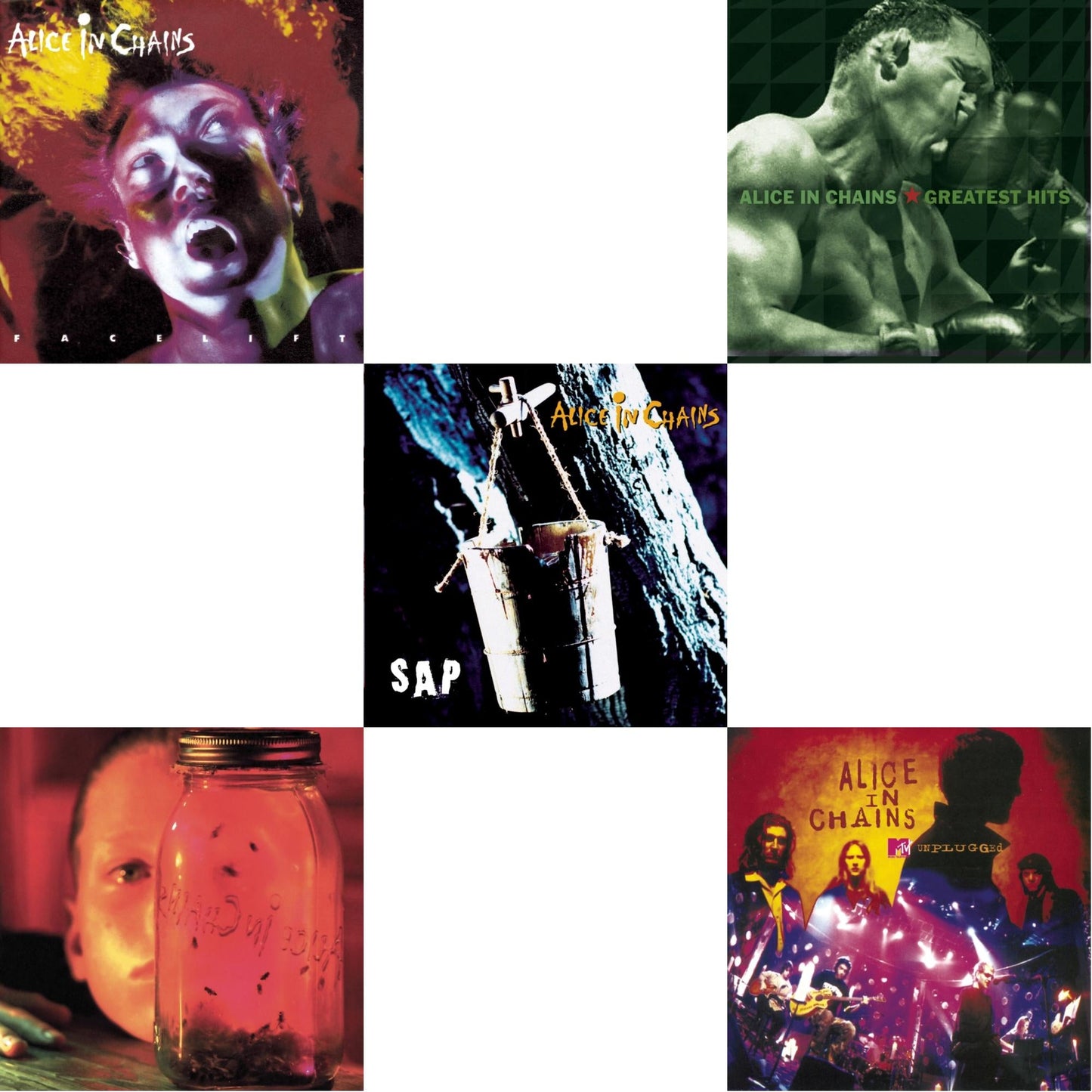 Jar Of Flies & Greatest Hits & Unplugged & Sap & Facelift