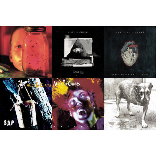 Jar Of Flies & Rainier Fog & Black Gives Way To Blue & Sap & Facelift & Alice In Chains