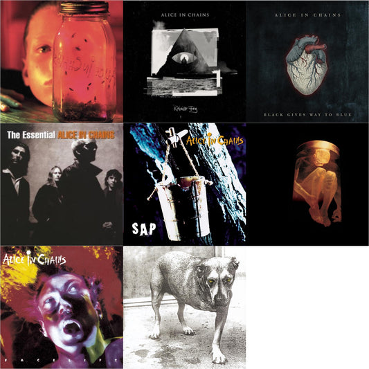 Jar Of Flies & Rainier Fog & Black Gives Way To Blue & Essential Alice In Chains & Sap & Nothing Safe: Best Of The Box & Facelift & Alice In Chains