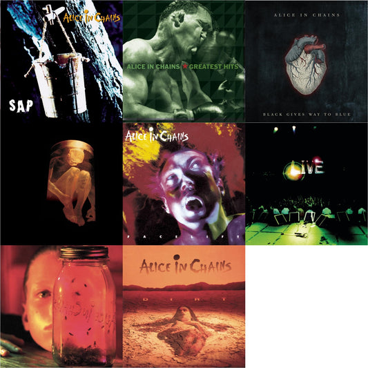 Dirt & Jar Of Flies & Black Gives Way To Blue & Greatest Hits & Sap & Live & Nothing Safe: Best Of The Box & Facelift