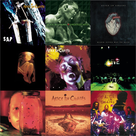 Dirt & Jar Of Flies & Black Gives Way To Blue & Greatest Hits & Unplugged & Sap & Live & Nothing Safe: Best Of The Box & Facelift