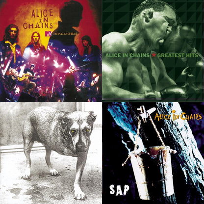This is a 4 CD SKU bundle.
1.This CD is brand new.Format: CDMusic Style: Alternative RockThis item's title is: Greatest HitsArtist: Alice In ChainsLabel: LEGACYBarcode: 696998592223Release Date: 8/28/2001
2.This CD is brand new.