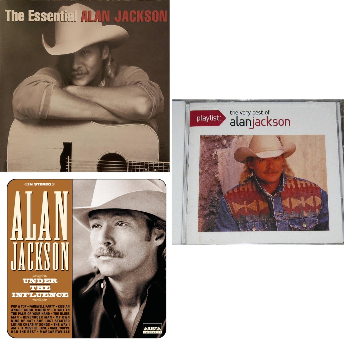 Essential Alan Jackson & Under The Influence & Playlist: Very Best Of Alan Jackson