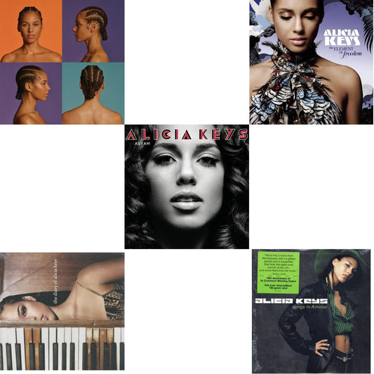 Alicia (White Vinyl/2LP) & Diary Of Alicia Keys & As I Am (Red LP Vinyl) & Element Of Freedom (2LP/Lilac Vinyl) & Songs In A Minor (2LP/180G)