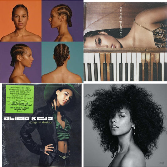 Alicia (X) (2LP/150G/Opaque White Vinyl/Dl Insert) & Diary Of Alicia Keys & Songs In A Minor (2LP/180G) & Here (Pa) (150G/Dlcard/Gatefold/24 X 24 Poster)