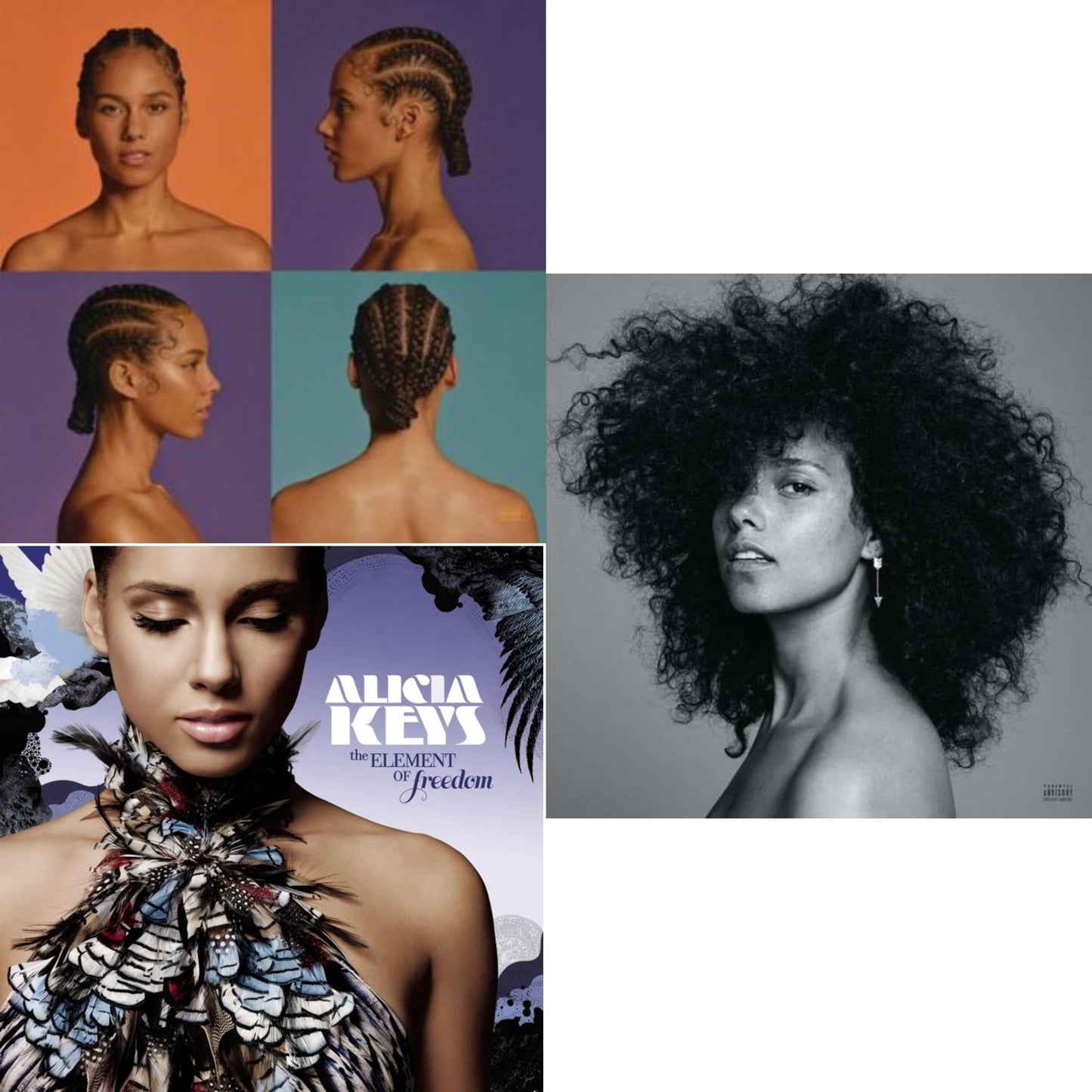 Alicia (X) (2LP/150G/Opaque White Vinyl/Dl Insert) & Element Of Freedom (2LP/Lilac Vinyl) & Here (Pa) (150G/Dlcard/Gatefold/24 X 24 Poster)