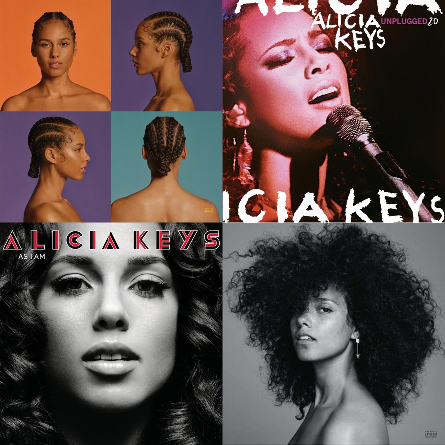 Alicia (White Vinyl/2LP) & Unplugged (20Th Anniversary/2LP) & As I Am (Red LP Vinyl) & Here (Pa) (150G/Dlcard/Gatefold/24 X 24 Poster)