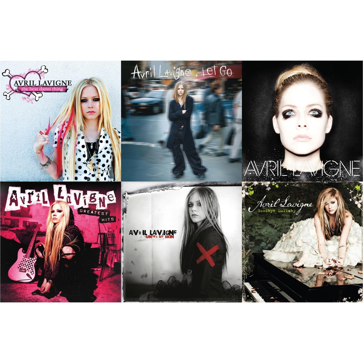 Greatest Hits (2LP) & Let Go (2LP) & Under My Skin & Best Damn Thing (2LP) & Goodbye Lullaby (2LP) & Avril Lavigne (2LP)
