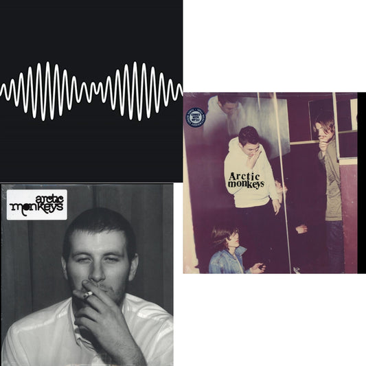 Arctic Monkeys - Whatever People Say I Am That's What I Am Not & Humbug (Dl Card) & Am (Dl Card) - LP Vinyl Bundle
