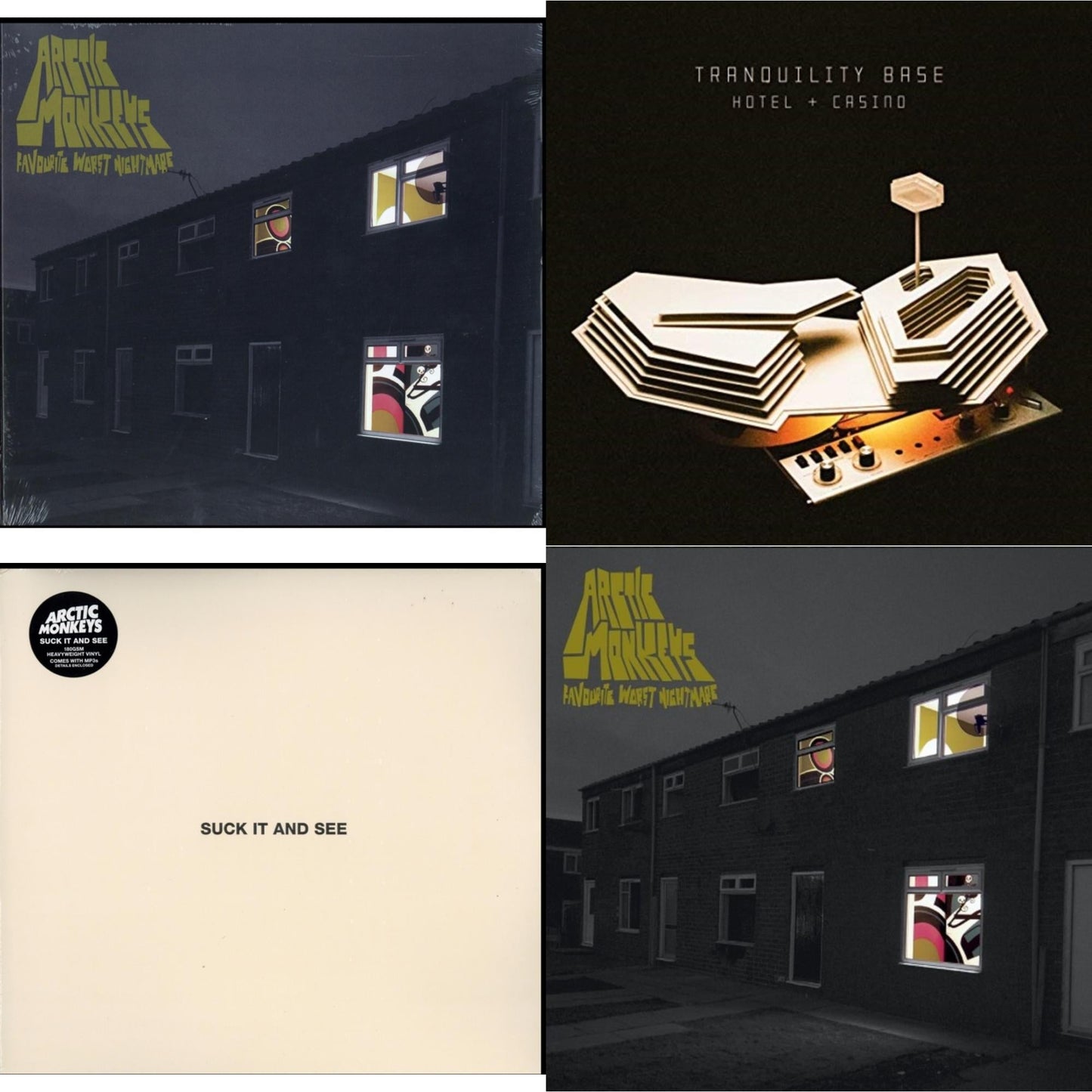 Favourite Worst Nightmare & Favourite Worst Nightmare (Gatefold) & Suck It & See (Dl Card) & Tranquility Base Hotel & Casino (Dl Card)