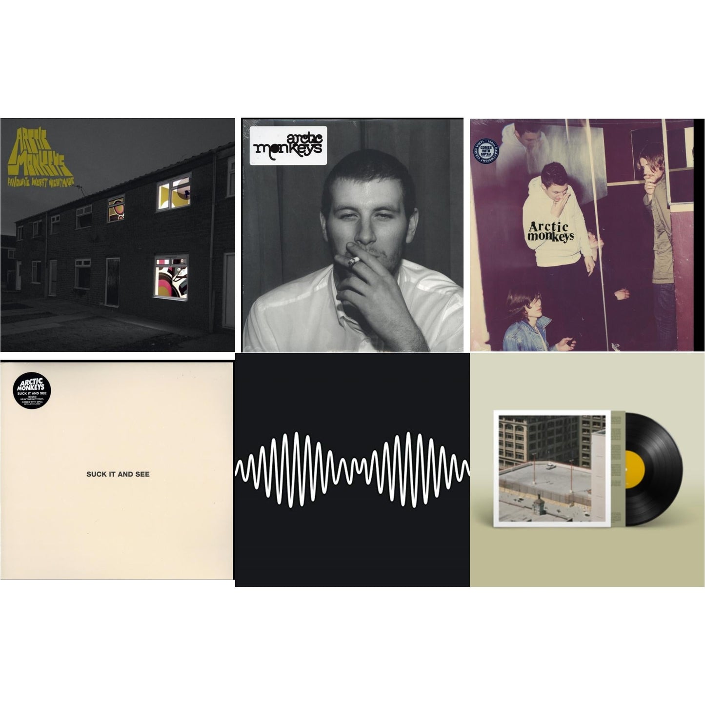 Favourite Worst Nightmare (Gatefold) & Whatever People Say I Am That's What I Am Not & Humbug (Dl Card) & Suck It & See (Dl Card) & Am (Dl Card) & The Car