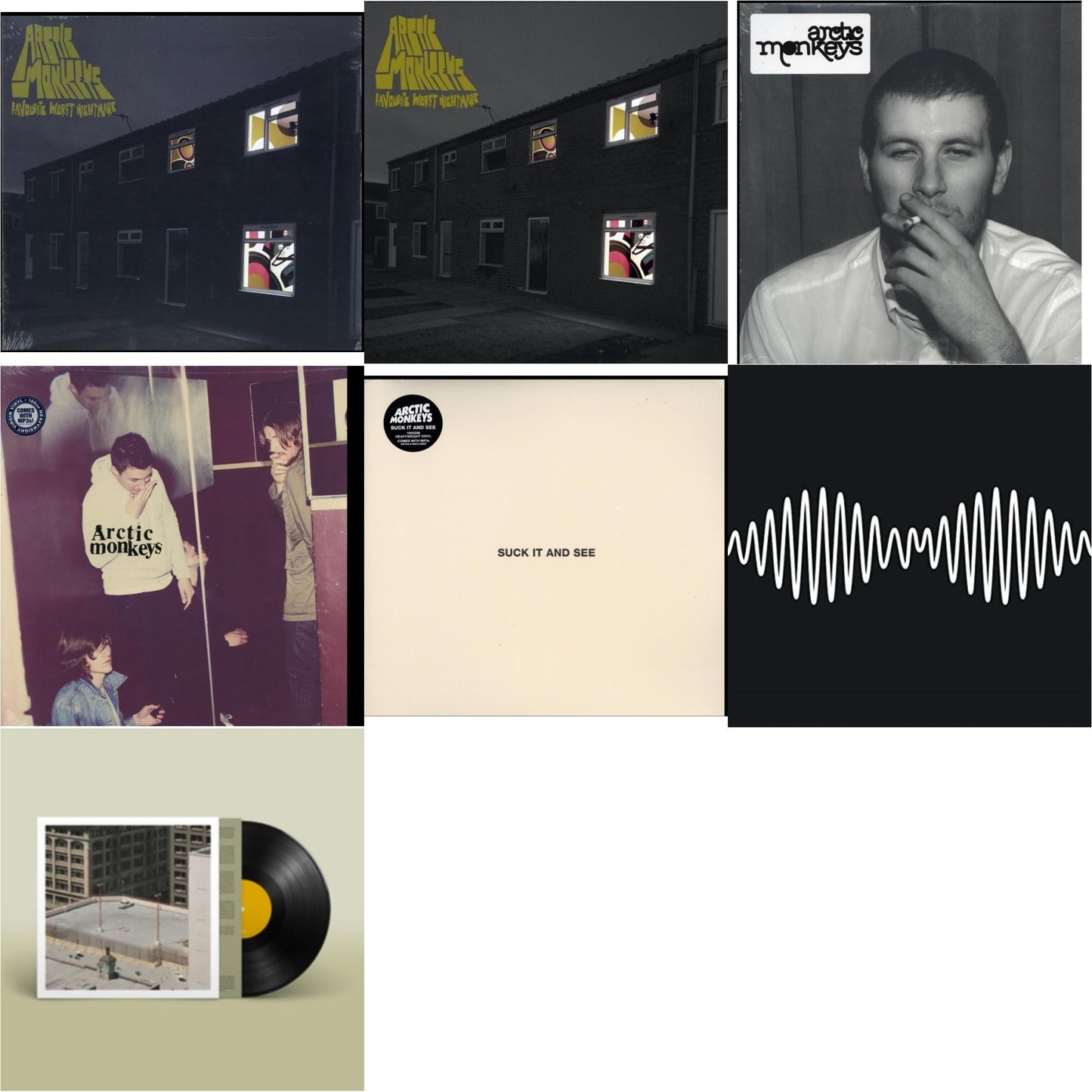 Favourite Worst Nightmare & Favourite Worst Nightmare (Gatefold) & Whatever People Say I Am That's What I Am Not & Humbug (Dl Card) & Suck It & See (Dl Card) & Am (Dl Card) & The Car