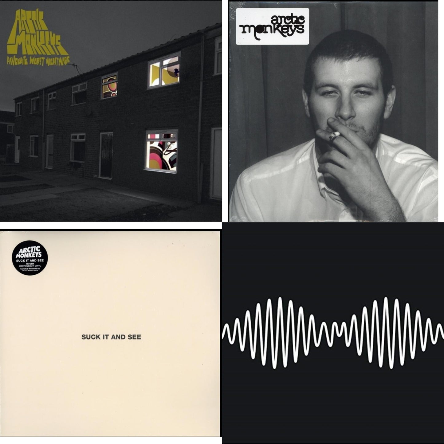 Favourite Worst Nightmare (Gatefold) & Whatever People Say I Am That's What I Am Not & Suck It & See (Dl Card) & Am (Dl Card)