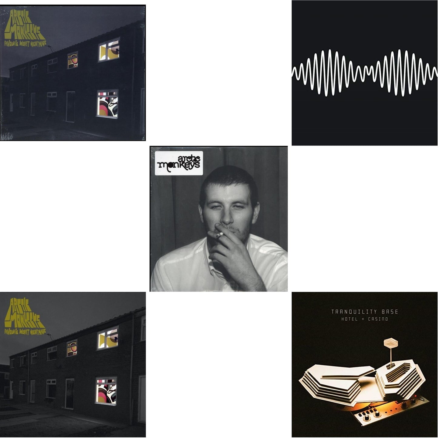 Favourite Worst Nightmare & Favourite Worst Nightmare (Gatefold) & Whatever People Say I Am That's What I Am Not & Am (Dl Card) & Tranquility Base Hotel & Casino (Dl Card)