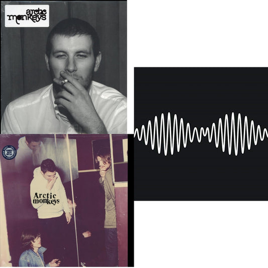 This is a 3 LP Vinyl SKU bundle.
1.This LP Vinyl is brand new.Format: LP VinylMusic Style: Indie RockThis item's title is: Whatever People Say I Am That's What I Am NotArtist: Arctic MonkeysLabel: DOMINOBarcode: 801390008610Release Date: 2/21/2006
2.This LP Vinyl is brand new.