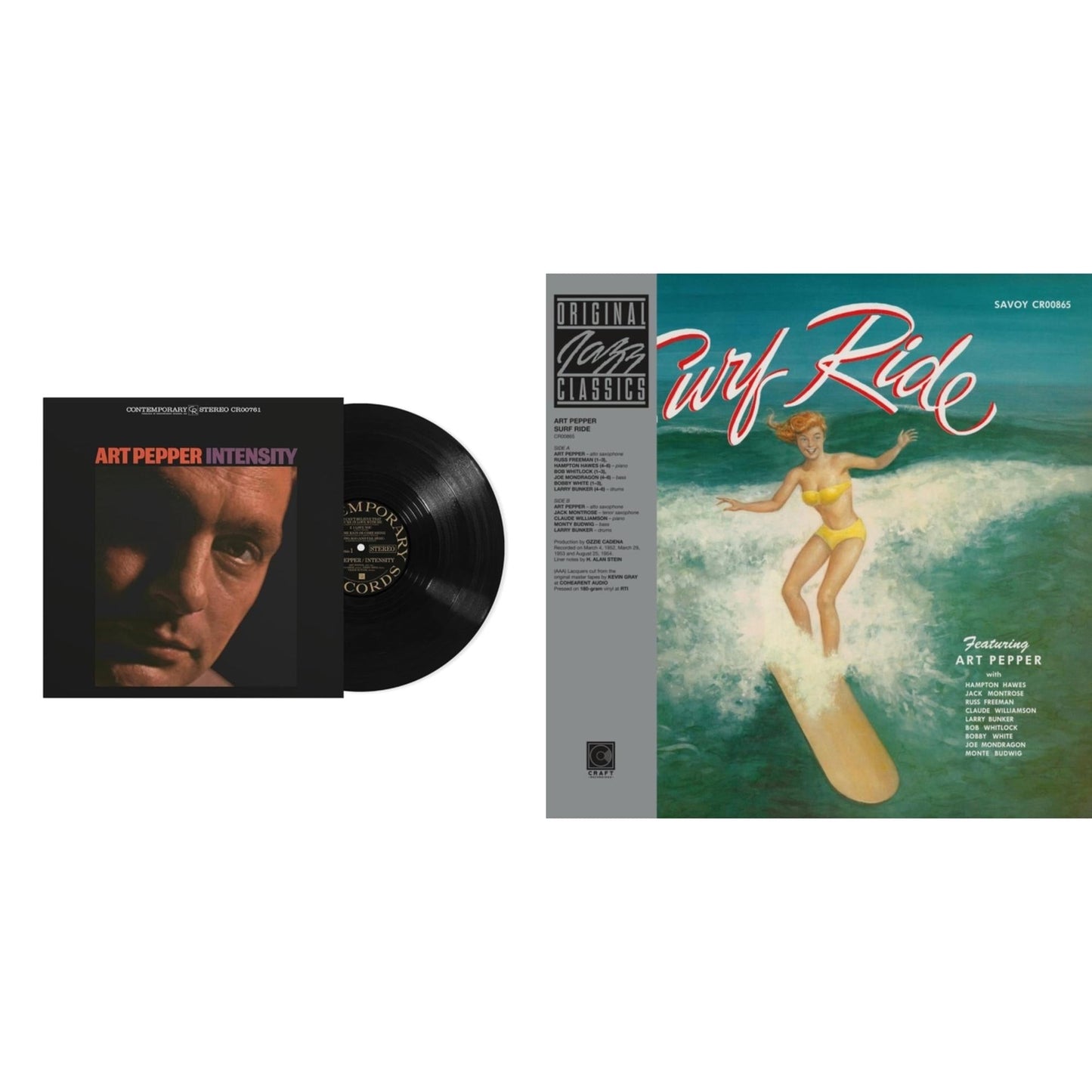 Intensity (Contemporary Records Acoustic Sounds Series) & Surf Ride (Original Jazz Classics Series) (180G)