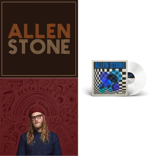 Allen Stone (10Th Anniversary/Gold Nugget LP Vinyl) (I) & Building Balance (Blue & Red LP Vinyl) & Mystery Ep (Clear LP Vinyl)