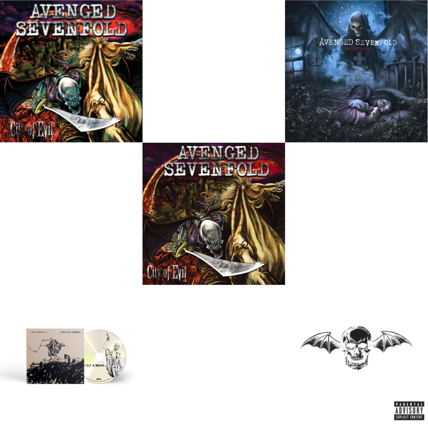 City Of Evil & Life Is But A Dream & City Of Evil & Nightmare & Avenged Sevenfold