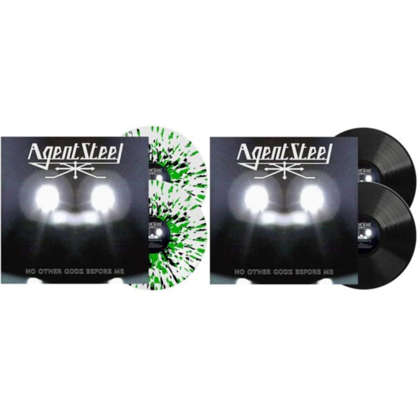 This is a 2 LP Vinyl SKU bundle.
1.This LP Vinyl is brand new.Format: LP VinylMusic Style: Power MetalThis item's title is: No Other Godz Before Me (2LP/140G/Green/ Black/White Splatter Vinyl)Artist: Agent SteelLabel: BACK ON BLACKBarcode: 803341527249Release Date: 7/16/2021
2.