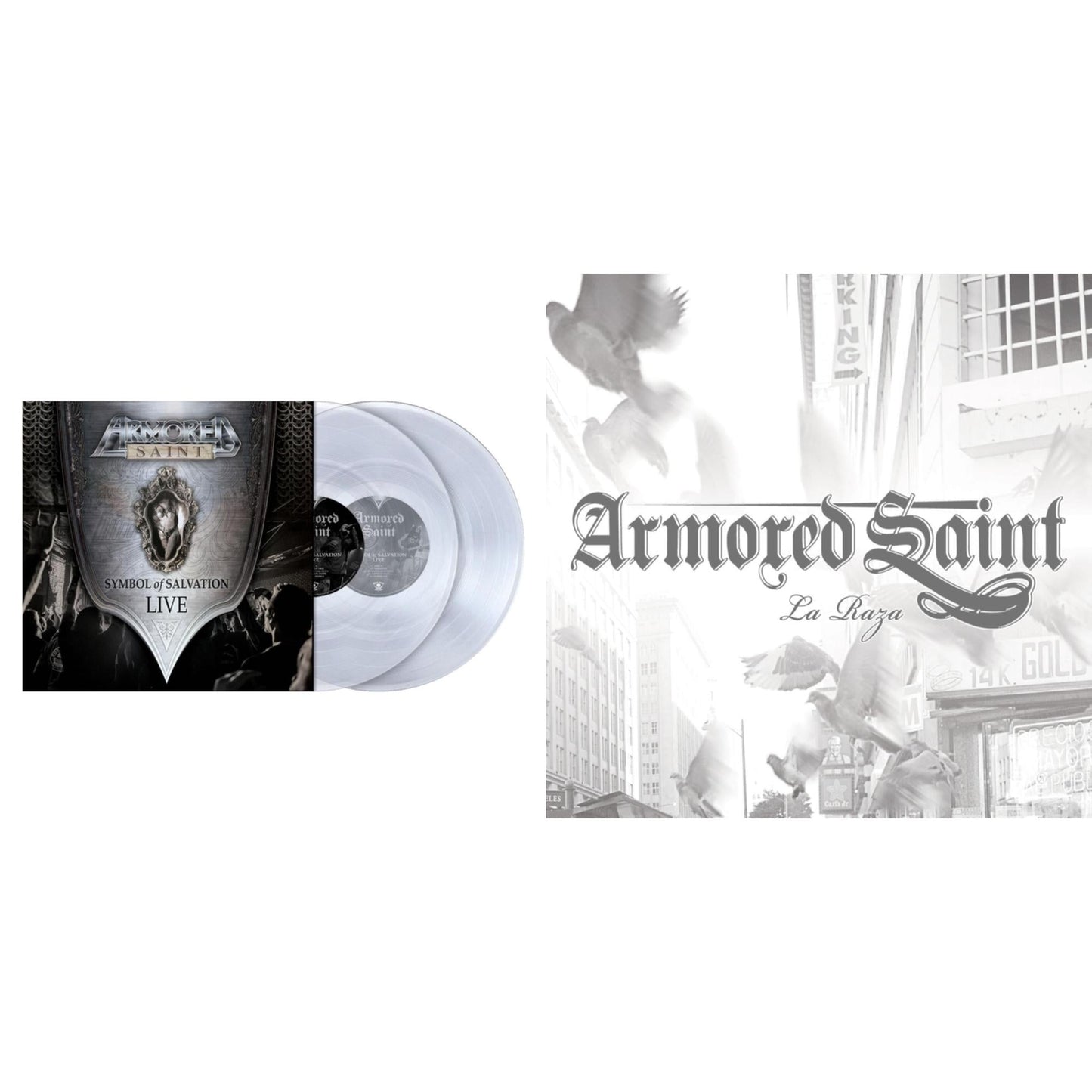 Symbol Of Salvation: Live (Chrystal Clear LP Vinyl) & La Raza (Smoke LP Vinyl)