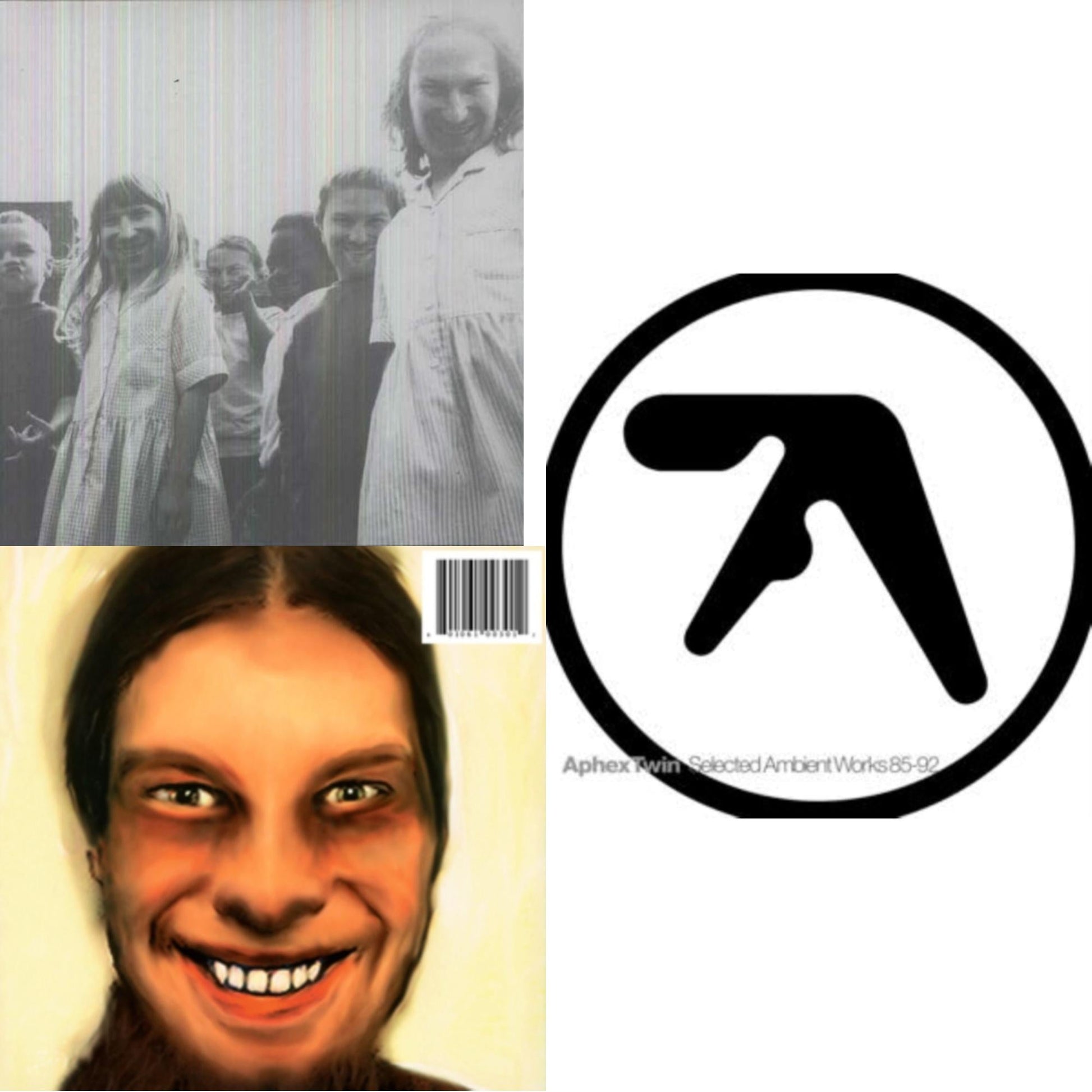 This is a 3 LP Vinyl SKU bundle.
1.This LP Vinyl is brand new.Format: LP VinylMusic Style: BreaksThis item's title is: Come To DaddyArtist: Aphex TwinLabel: Warp RecordsBarcode: 801061909413Release Date: 7/28/2017
2.This LP Vinyl is brand new.