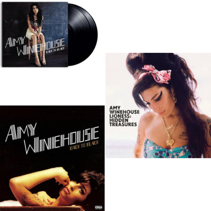 This is a 3 LP Vinyl SKU bundle.
1.This LP Vinyl is brand new.Format: LP VinylMusic Style: SoulThis item's title is: Back To Black (Deluxe Edition) (180G/Dl Card/Limited)Artist: Amy WinehouseLabel: UNIVERSALBarcode: 600753691090Release Date: 10/21/2016
2.This LP Vinyl is brand new.