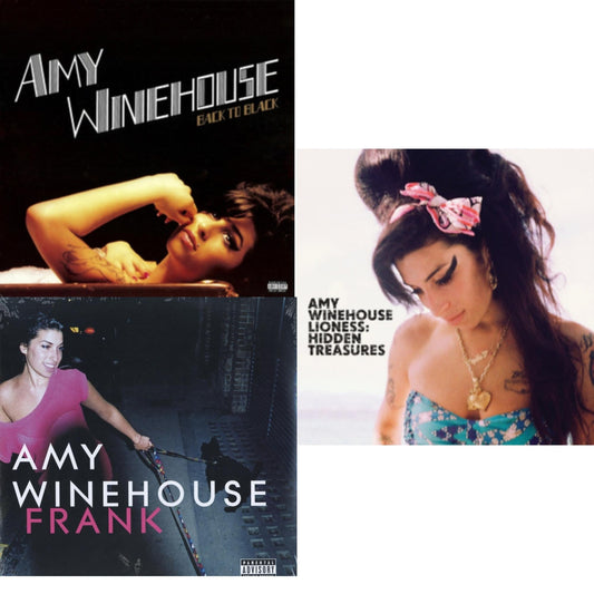 This is a 3 LP Vinyl SKU bundle.
1.This LP Vinyl is brand new.Format: LP VinylMusic Style: Contemporary R&BThis item's title is: Back To BlackArtist: Amy WinehouseLabel: REPUBLICBarcode: 602517341296Release Date: 6/19/2007
2.This LP Vinyl is brand new.