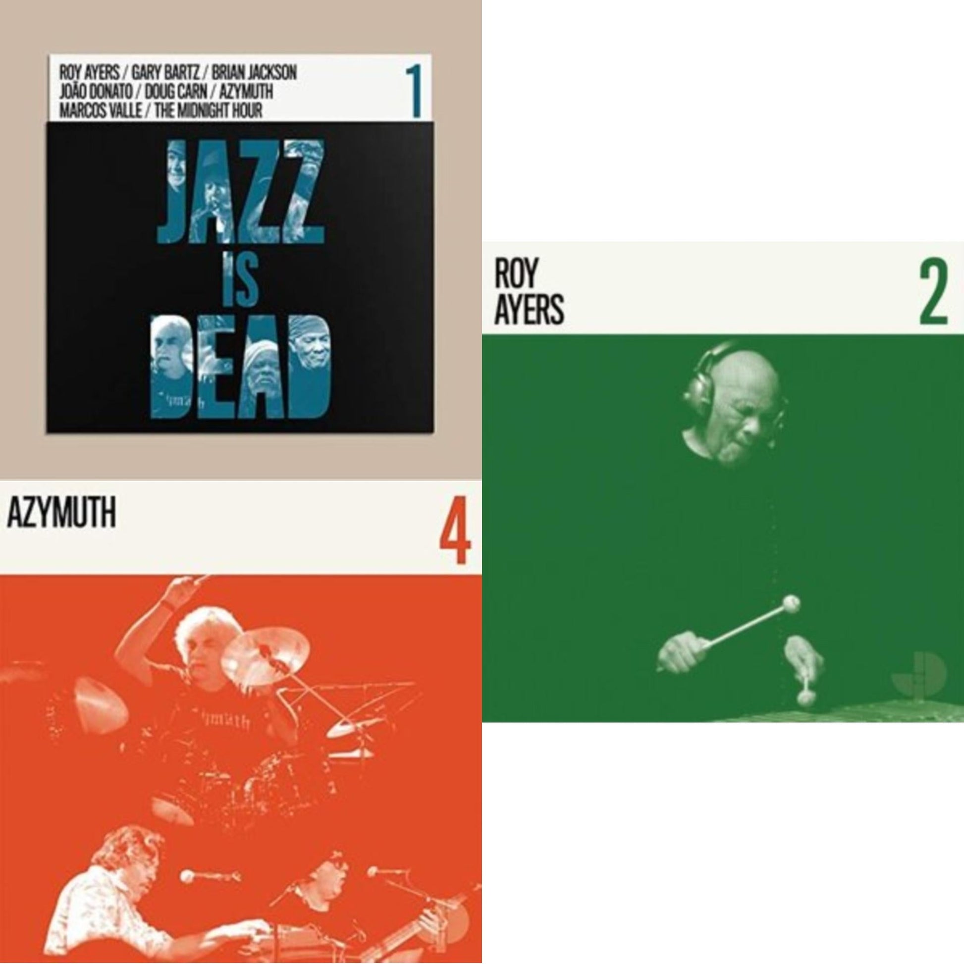 This is a 3 LP Vinyl SKU bundle.
1.This LP Vinyl is brand new.Format: LP VinylMusic Style: Stoner RockThis item's title is: Jazz Is DeadArtist: Adrian & Ali Shaheed Muhammad YoungeLabel: JAZZ IS DEADBarcode: 686162825998Release Date: 3/20/2020
2.This LP Vinyl is brand new.